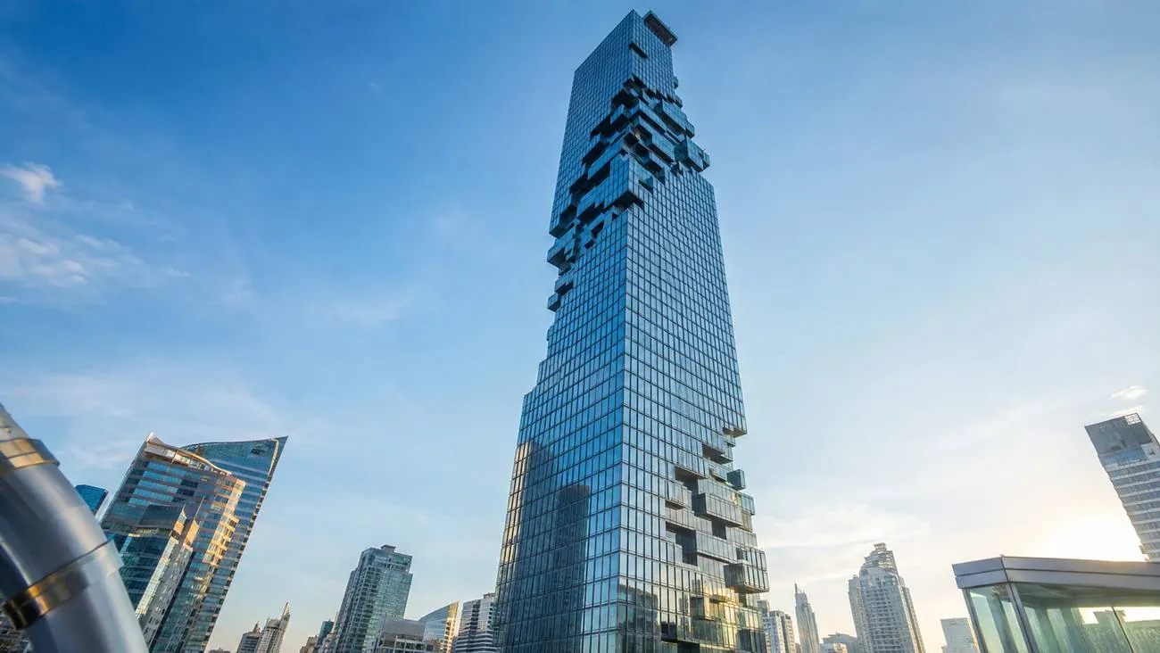 Bangkok towers in daylight