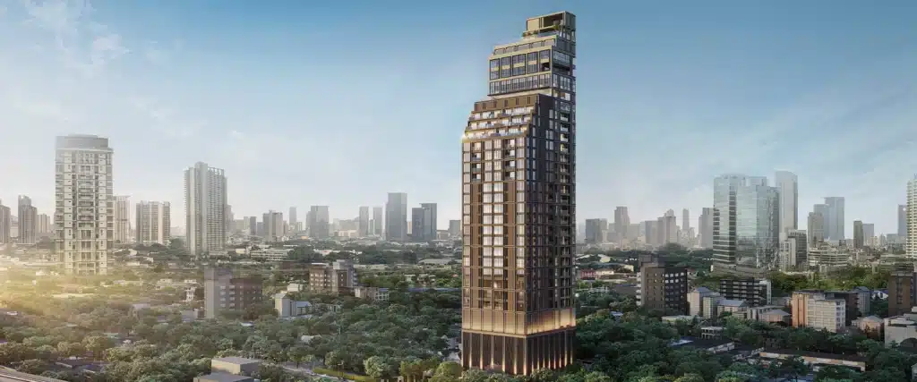 VIA Ari tower and surrounding cityscape